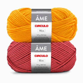 Linhas - Aviamentos - Lãs - Fios de malha - Cordões 1 Lã Âme circulo